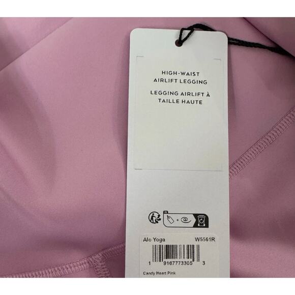 NWT Alo Yoga High-Waist Airlift Legging Candy Pink Size Small - Picture 3 of 5